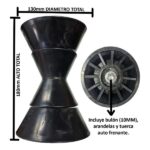 Rodillo Proa 95mm Doble Mini Cono - Imagen 3