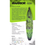 Kayak Rocker Warrior Fishing - Imagen 3