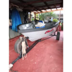 Bote de Aluminio Alumita 3.8 con Motor Tohatsu 40HP 2T y Tráiler